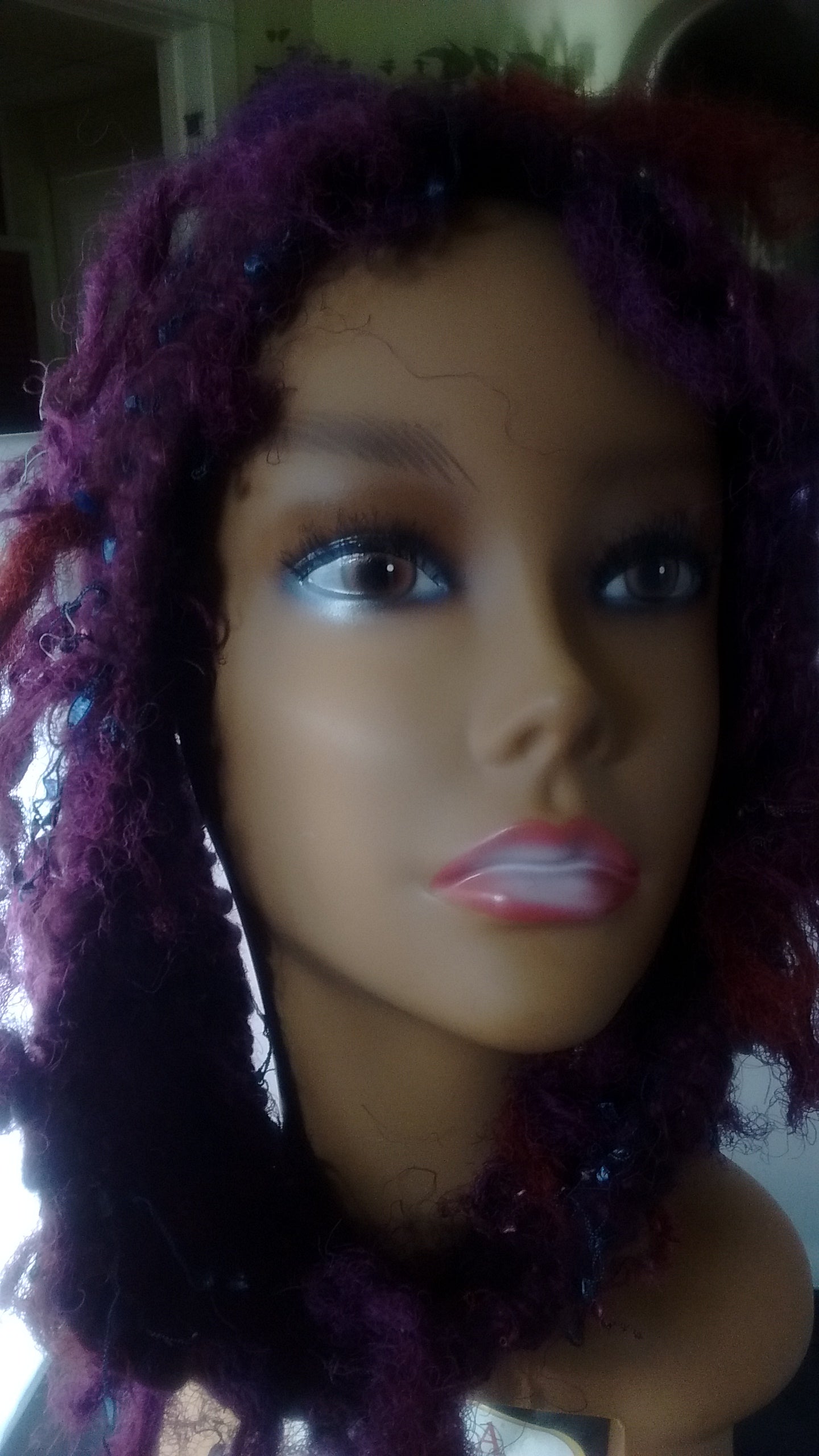 Angora Cowl Angora Infinity Scarf Wearable Art image 1