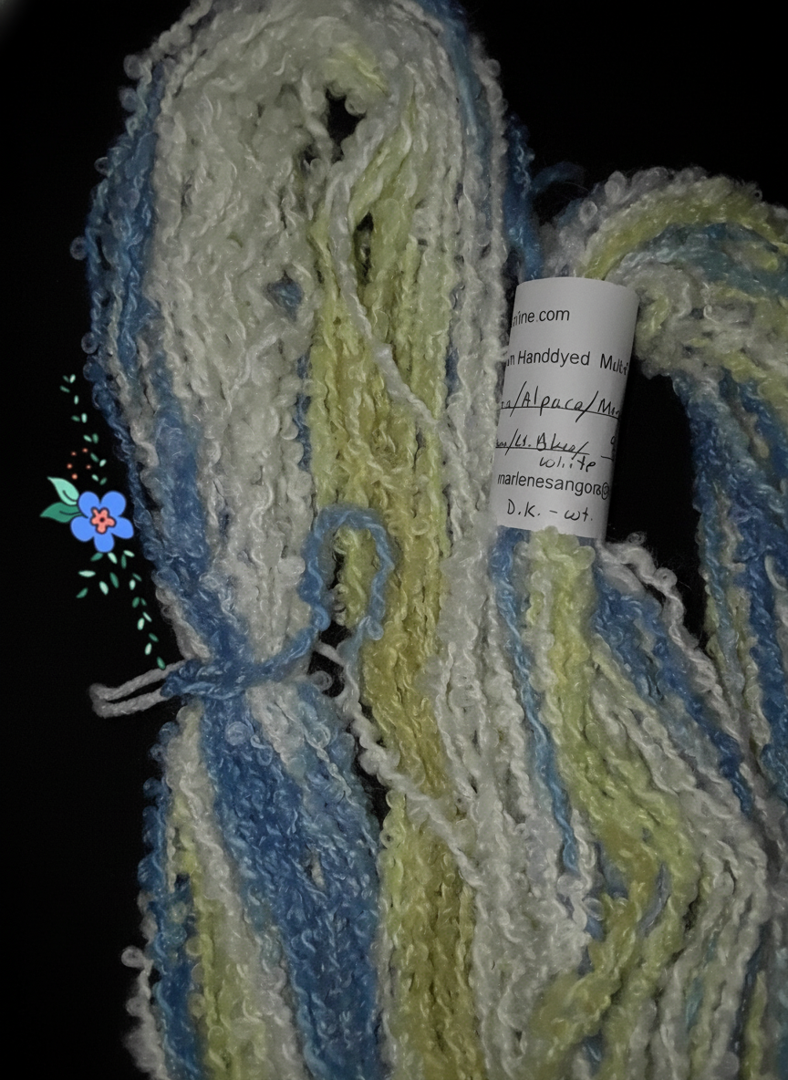 Brightened yarn product images