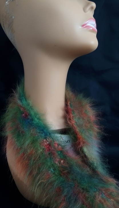 Brighter Angora Cowl