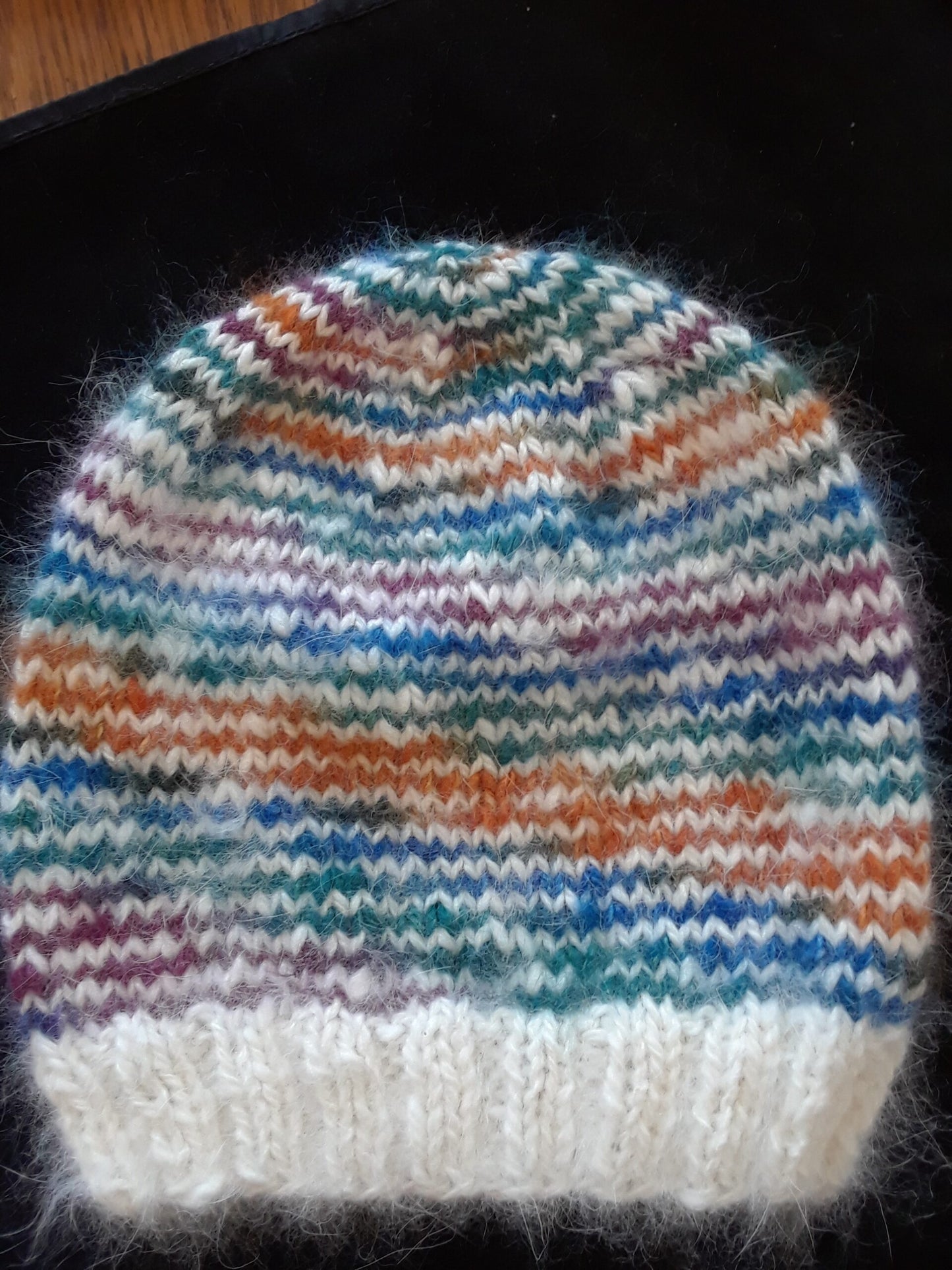 Angora Hat Knitted 100% Angora Rabbit Hat image 1