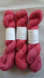 Hand dyed Yarn, Merino Nylon Yarn, Rose Pink Sock Fingering Weight Yarn image 0