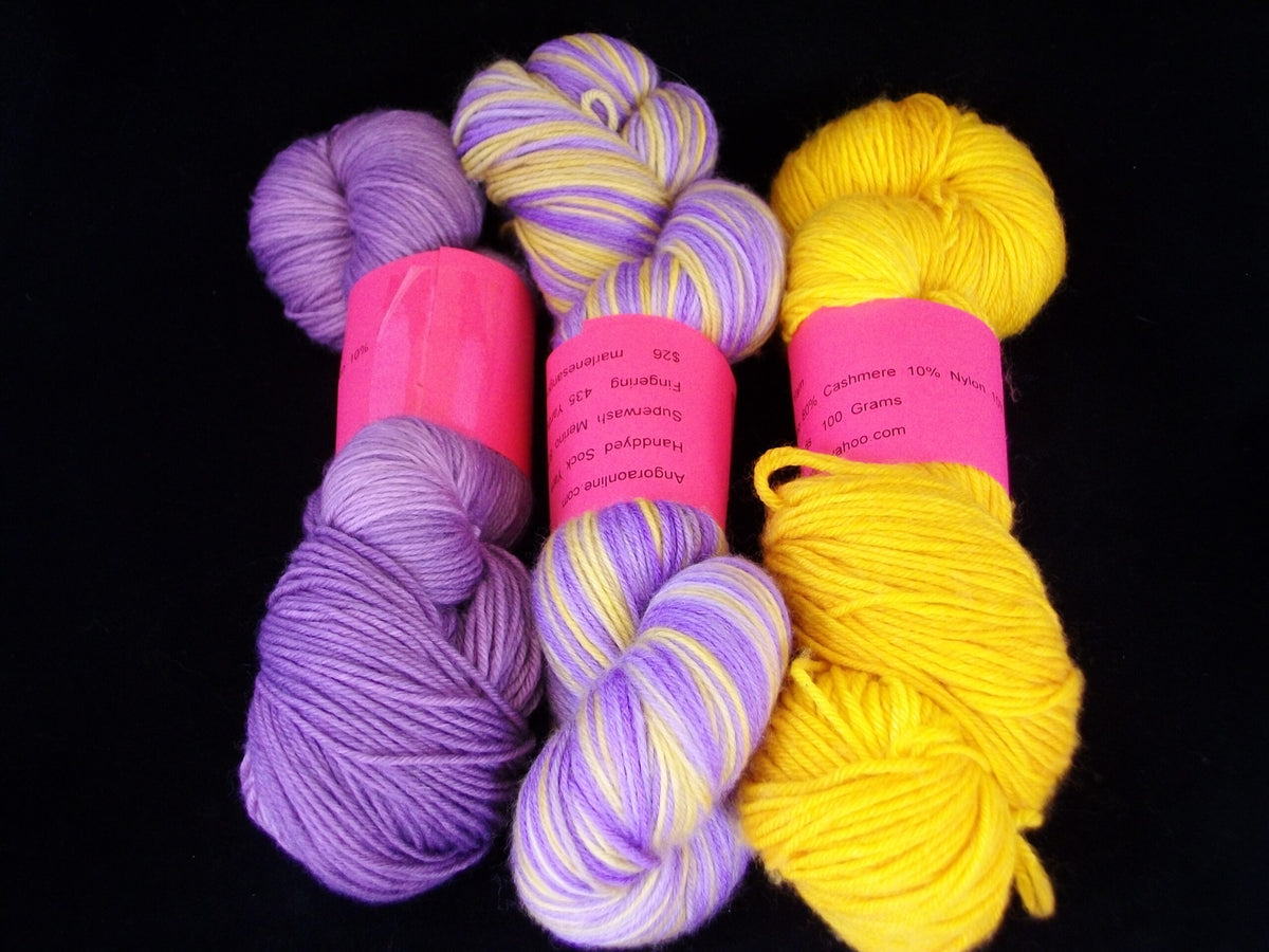 Hand Dyed MCN, Fingering Sock Yarn, Superwash, Hand Painted Merino Cashmere, Indie Dyer image 1