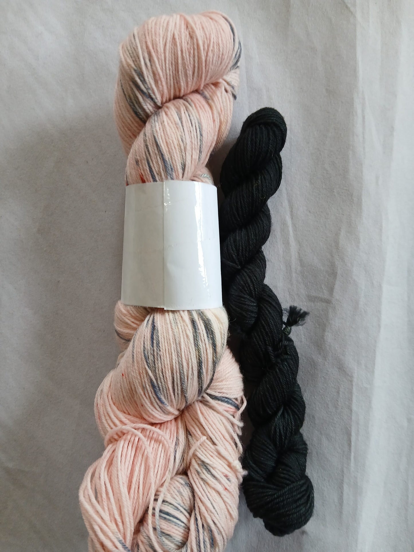 Hand Dyed Sock Yarn Set, Hand Painted, Superwash Merino Nylon Fingering Weight 100g & 20g mini image 0