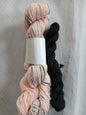 Hand Dyed Sock Yarn Set, Hand Painted, Superwash Merino Nylon Fingering Weight 100g & 20g mini image 0