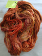 Autumn Leaves, Hand dyed Super Wash Merino Silk Yarn image 0