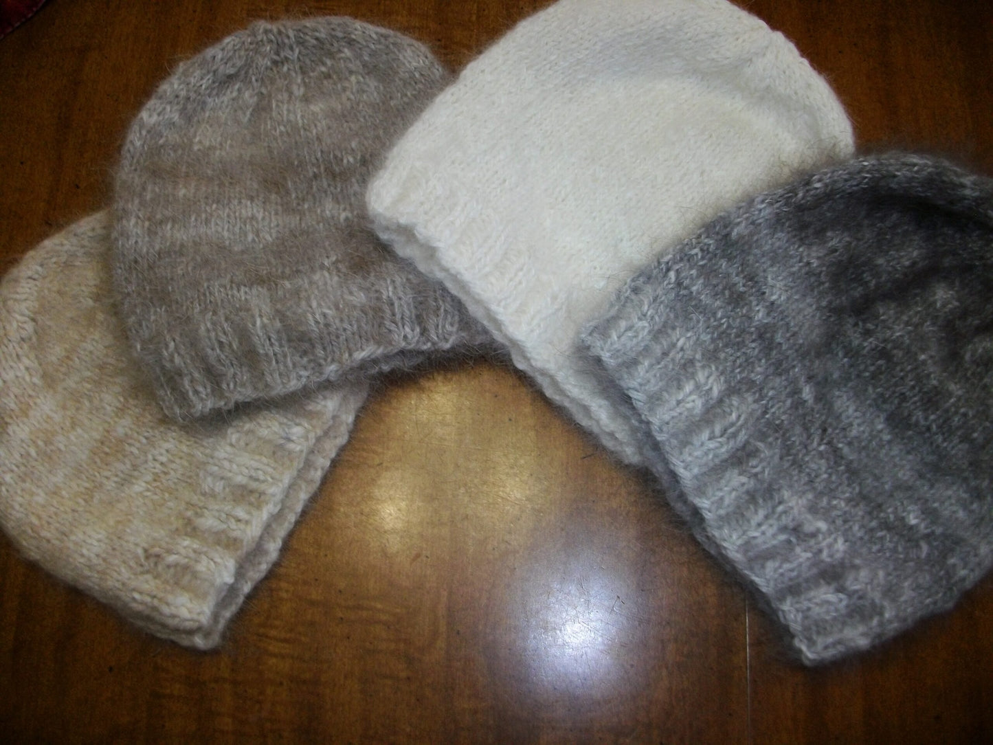 Angora Hat Knitted 100% angora rabbit hat image 1