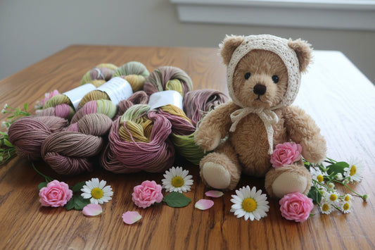Spring Kisses - Fingering Weight Yarn, Superwash Merino Wool, Indie Dyed Yarn, Hand Dyed, Pullover yarn image 3