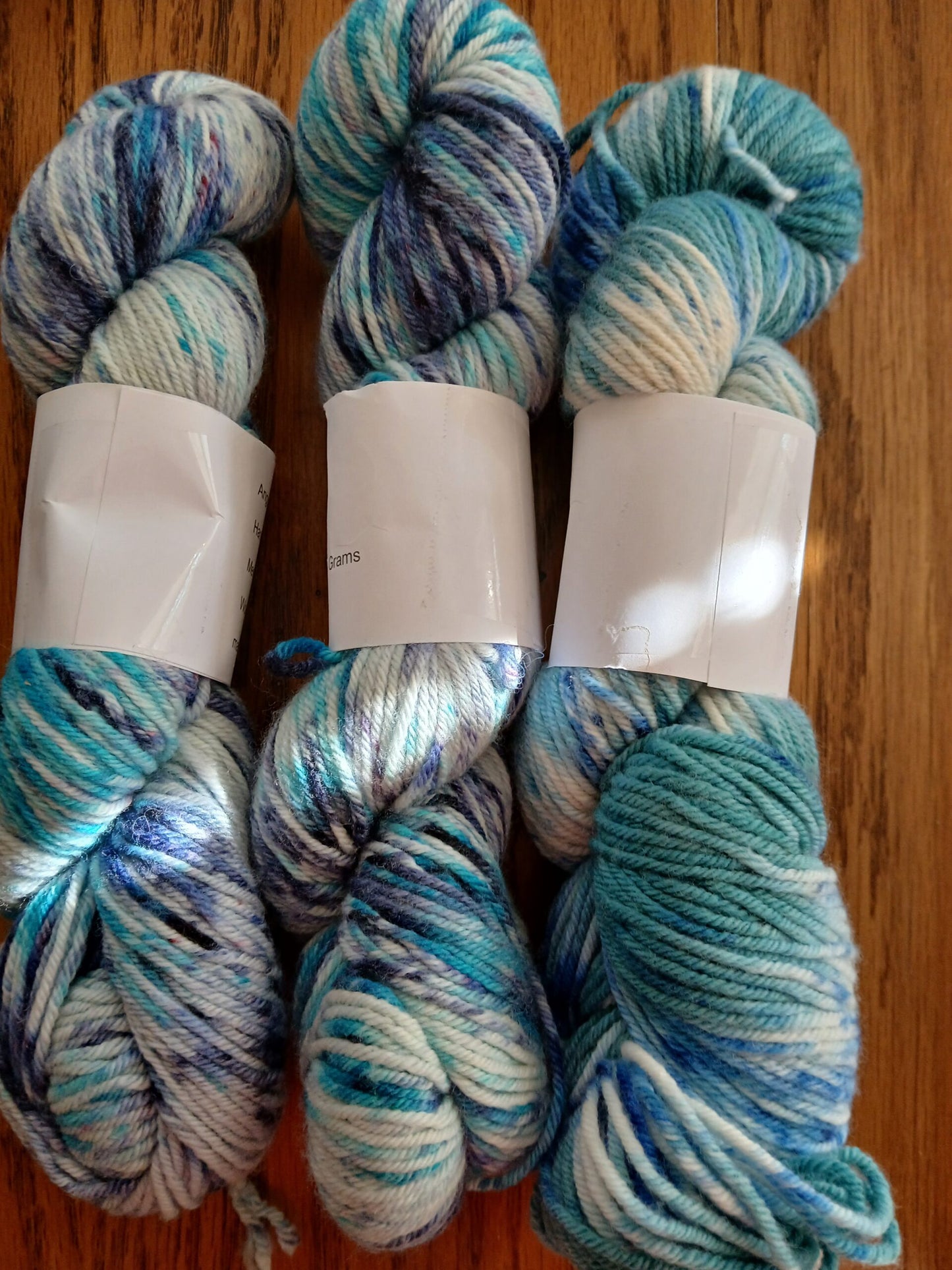 Hand Dyed SW Merino Yarn, Worsted, 218 yd. Ready to Ship image 1