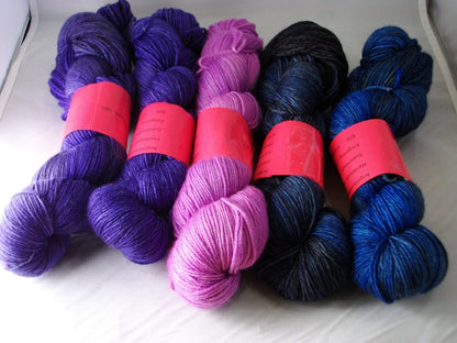 Hand Dyed MCN, Fingering Sock Yarn, Superwash, Hand dyed Merino Cashmere, Indie Dyer image 1