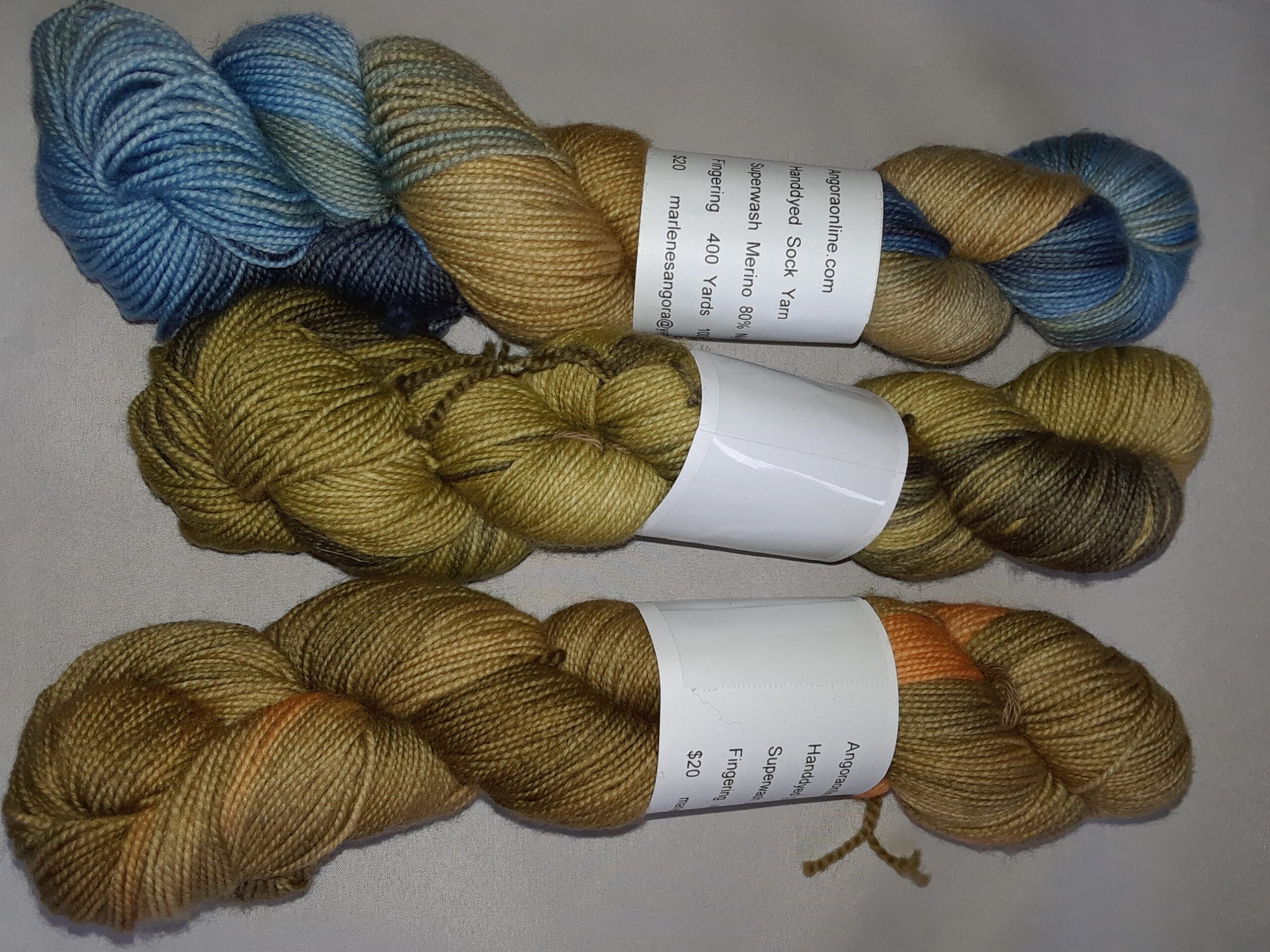 Indie dyed Sock Yarn, SW Merino Nylon Yarn image 1