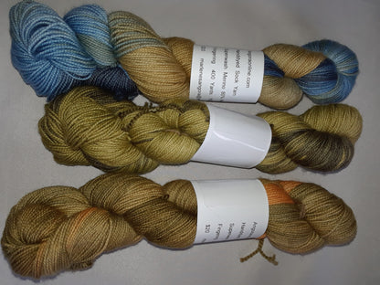 Indie dyed Sock Yarn, SW Merino Nylon Yarn image 1