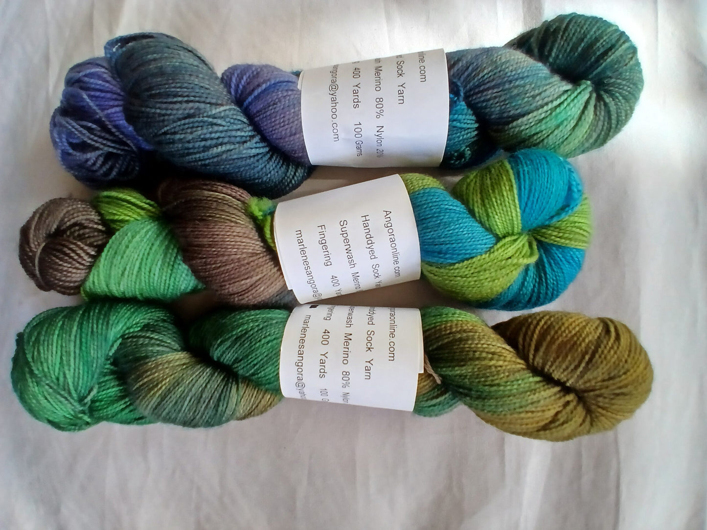 Hand dyed Yarn Dragons Lair Yarn Sock/ Fingering Yarn image 1