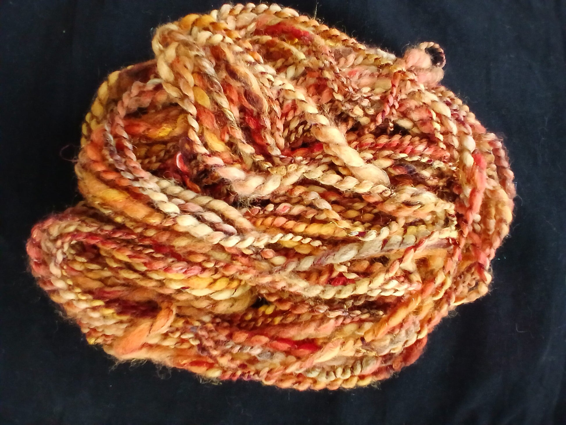 Handspun Merino Art Yarn Bulky wt. 112 yards image 2
