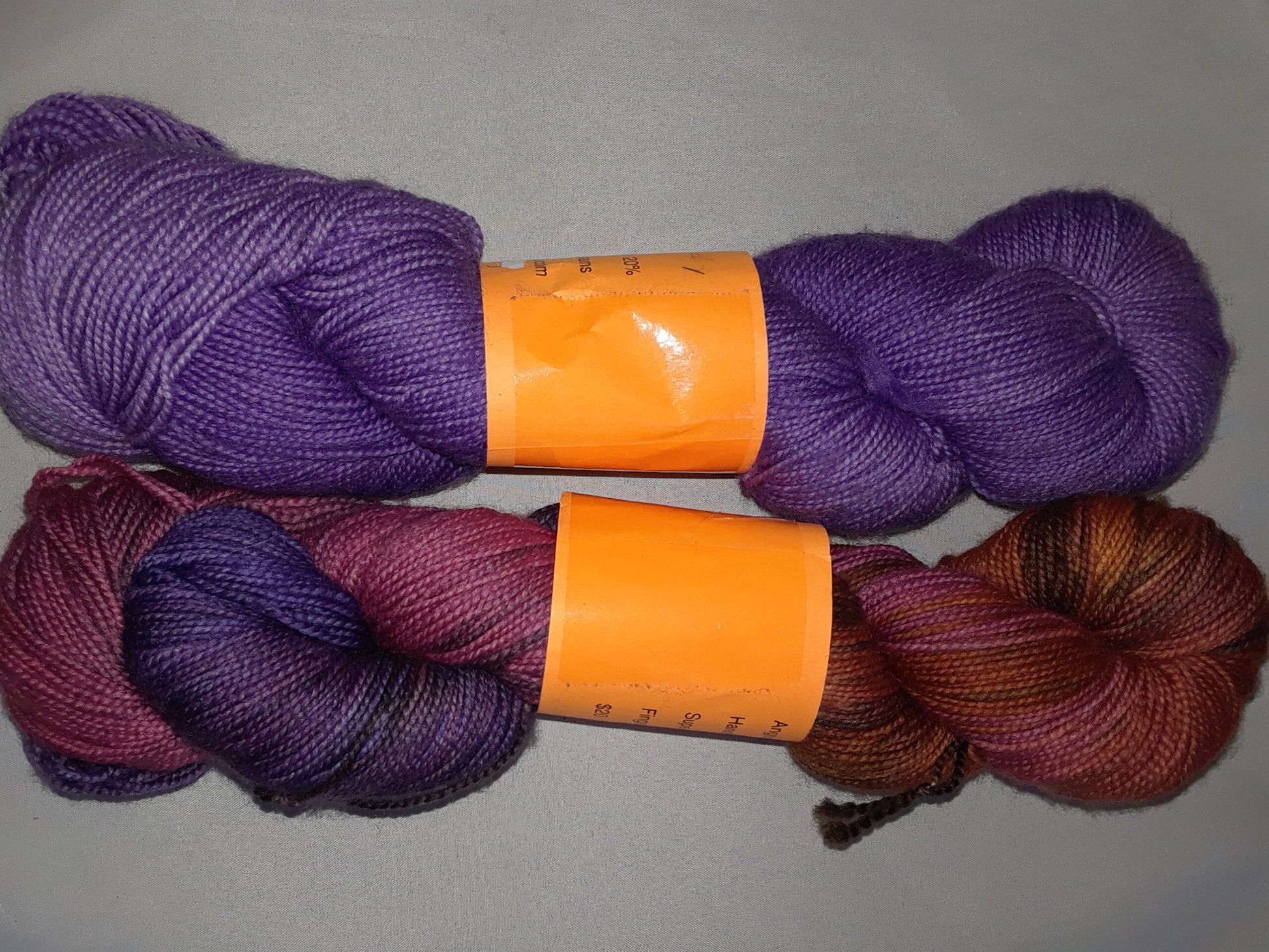 Hand dyed Sock Yarn Super Wash Merino & Nylon Yarn, 400 Yd image 0