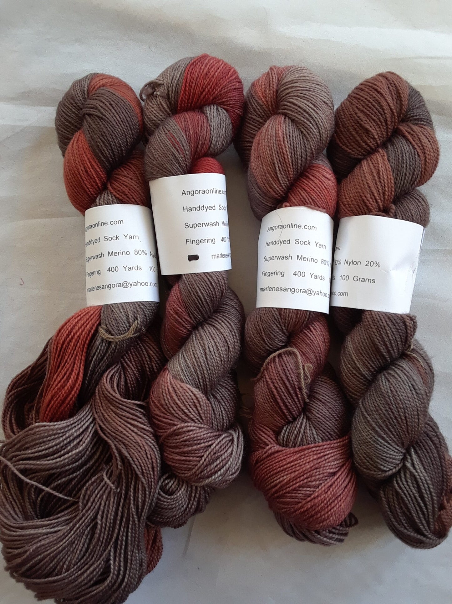 Castle Stones| Hand dyed Yarn, 80/20 Merino Nylon, Fingering Yarn image 0