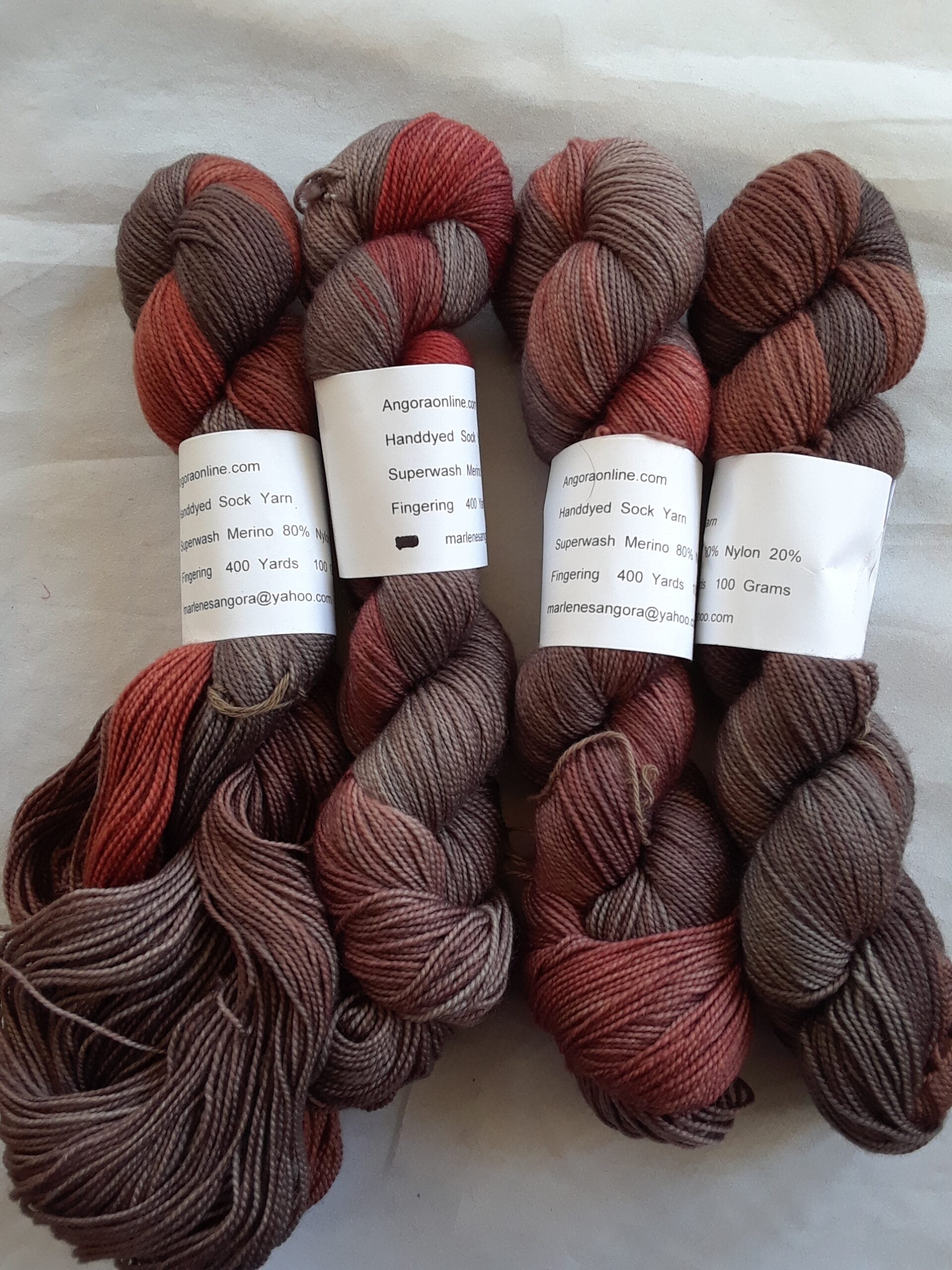 Castle Stones| Hand dyed Yarn, 80/20 Merino Nylon, Fingering Yarn image 0