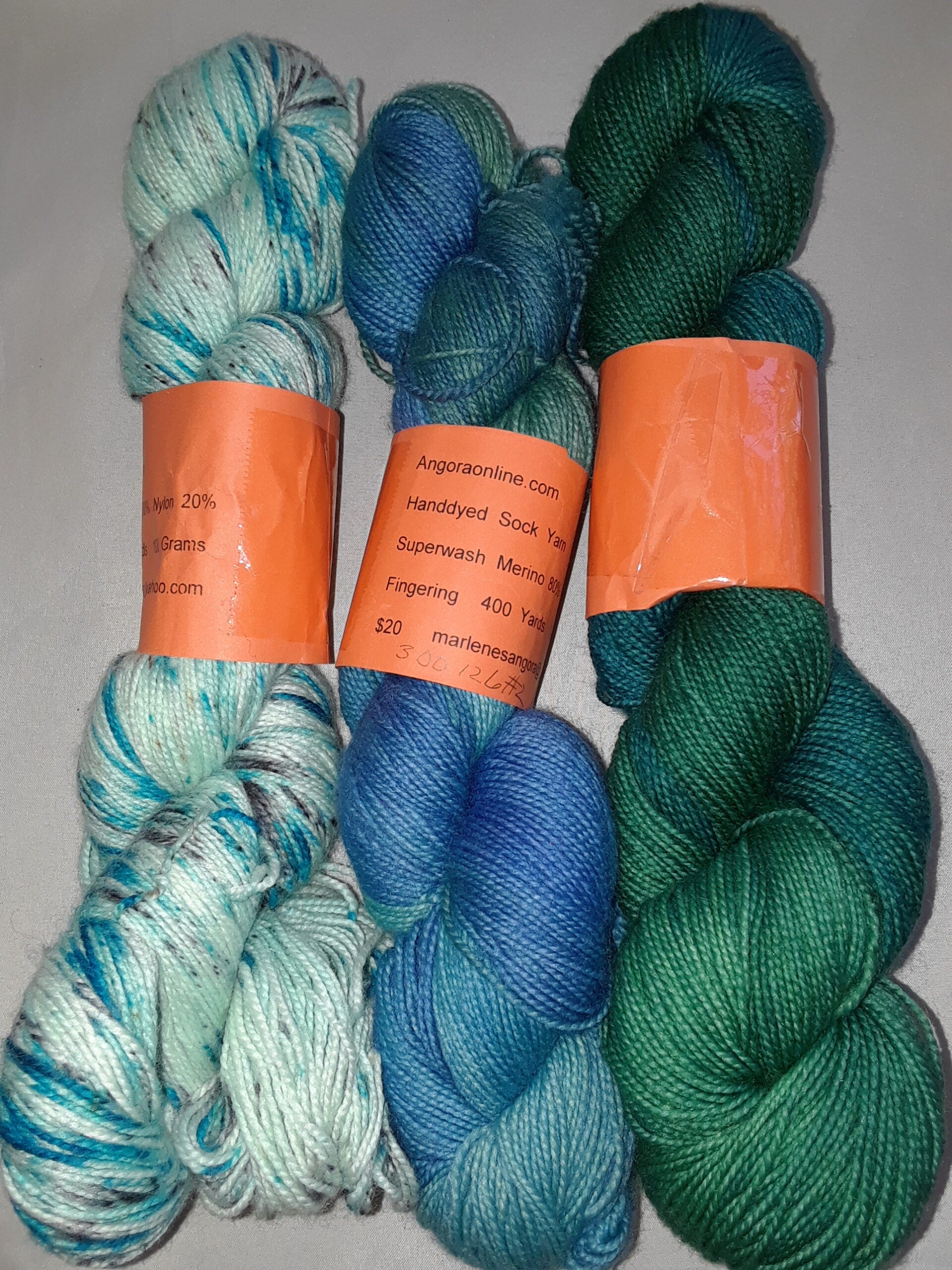 Hand dyed Sock Yarn SW Merino Nylon Yarn image 1