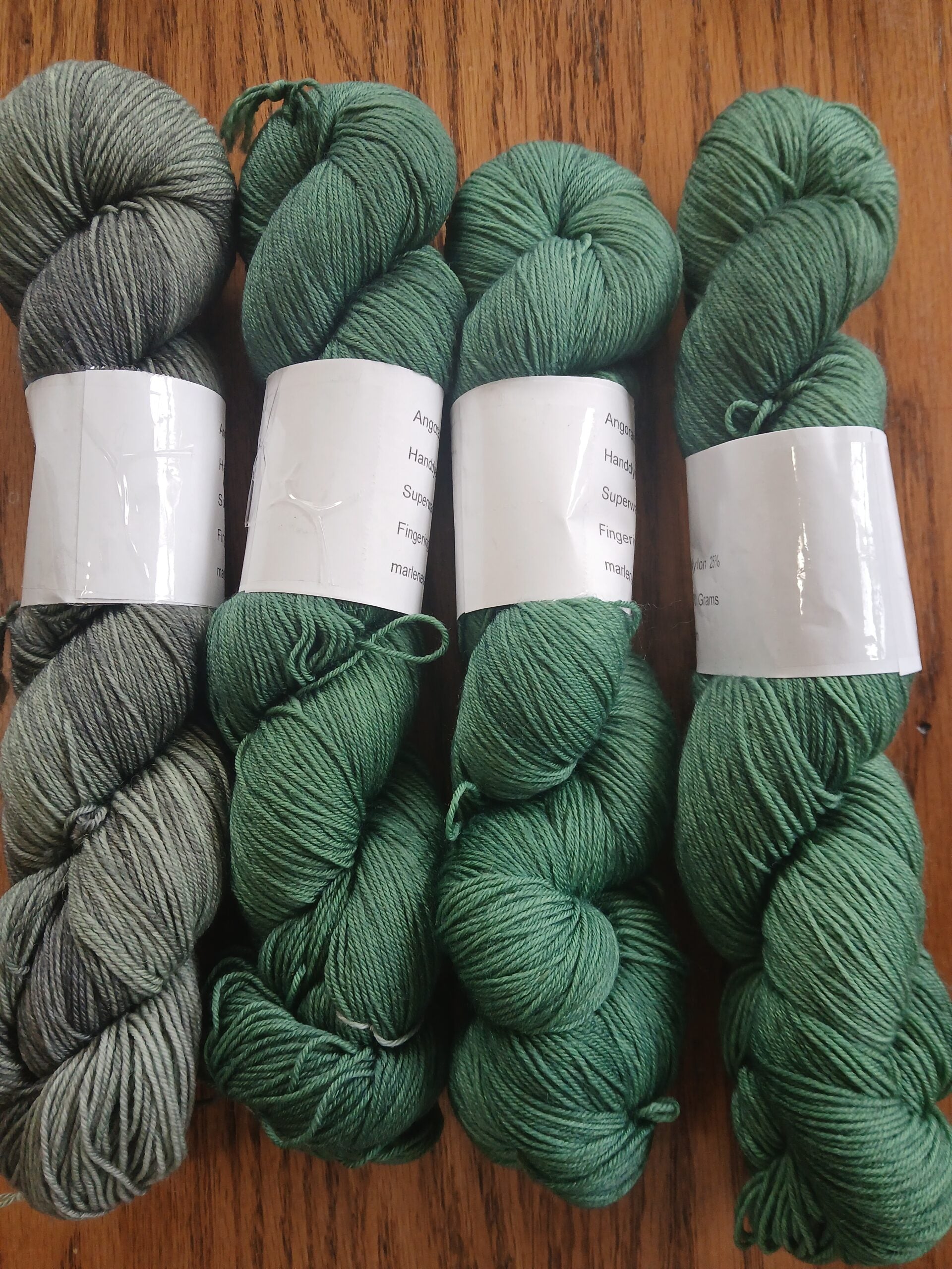 Solid/Semi Solid - Indie Dyer, Hand Dyed, Fingering Sock Yarn, Hand Painted, Malachite Green Color Yarn, MCS, MCN, Merino/Nylon image 1