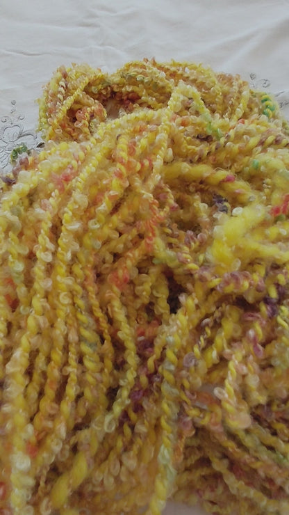 Handspun Hand Dyed Merino Silk Alpaca Yarn - Heavy Worsted Weight