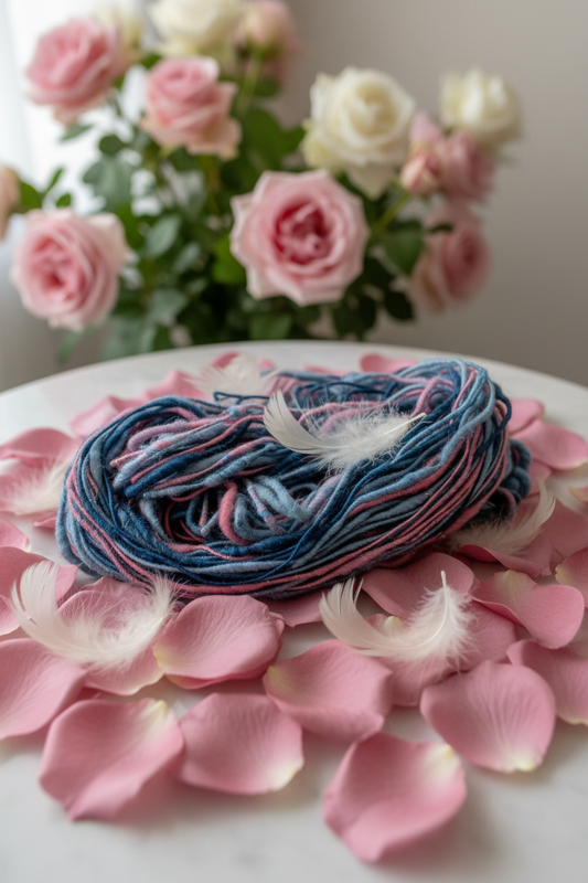 Skein on Rose Petals